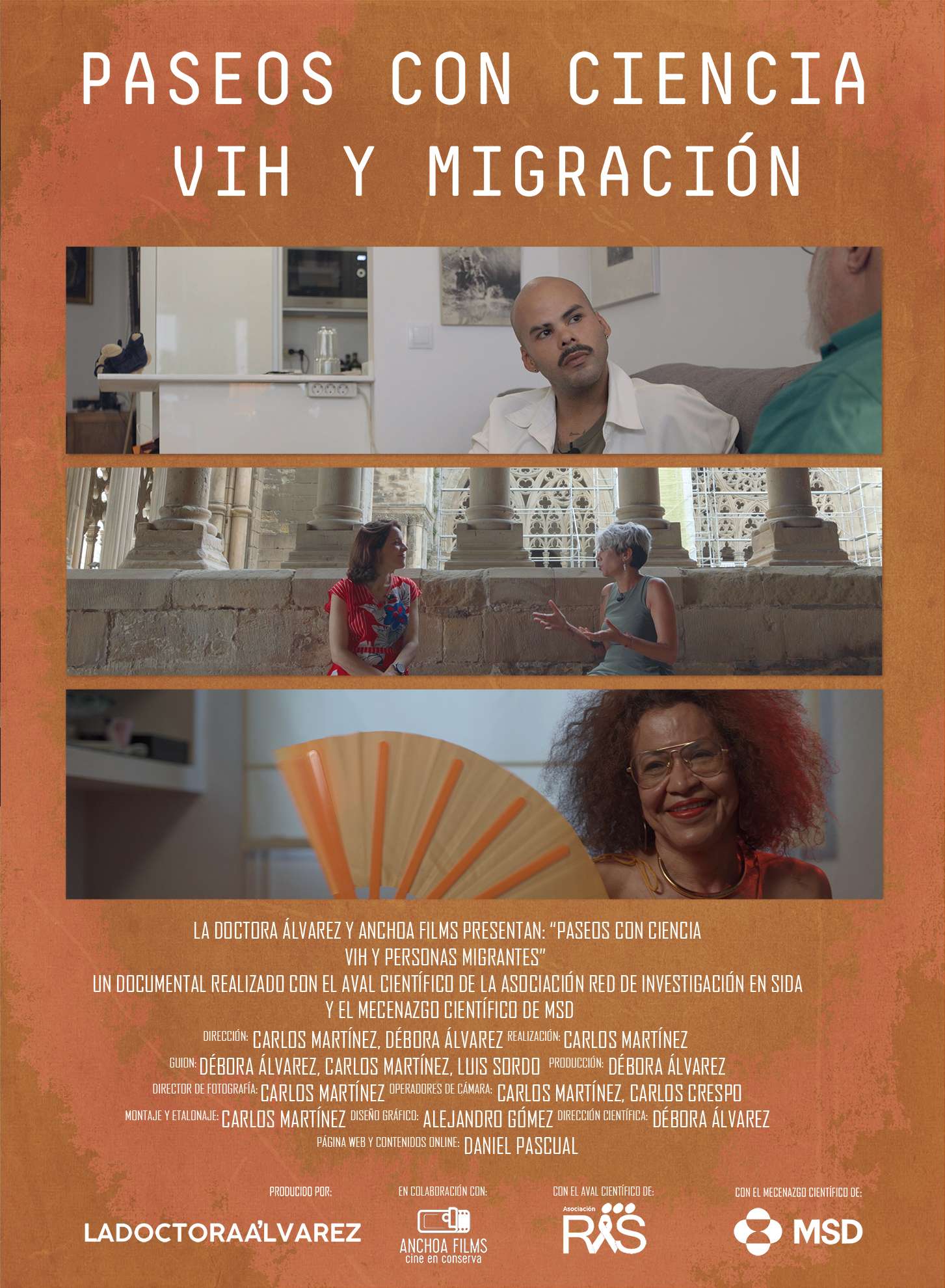 Cartel Paseos VIH y migración
